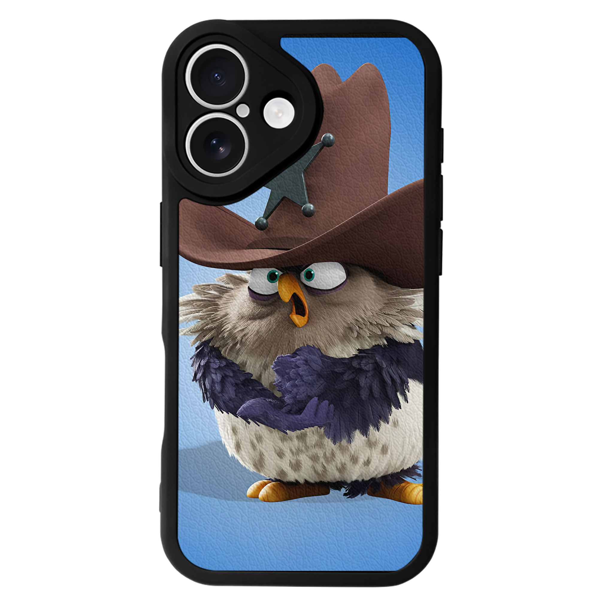 （画像用） Angry Birds アングリーバード 【iPhone 16シリーズ対応】シリコンスマホケース（レザー調） 材質：シリコン